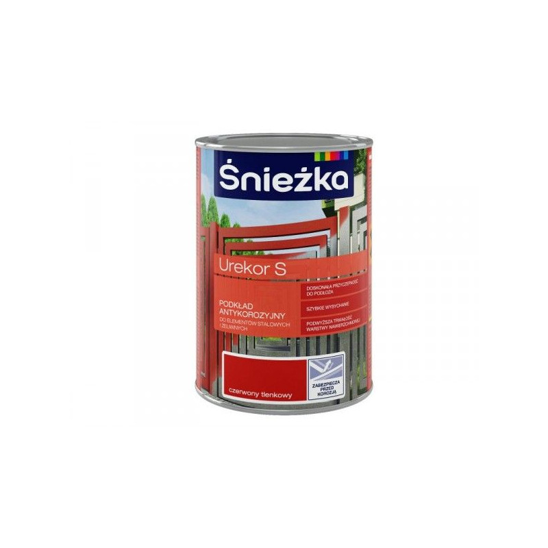 Emalia Farba podkładowa czerwona UREKOR 0,8L